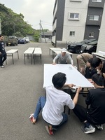 延岡市の社屋でBBQ大会